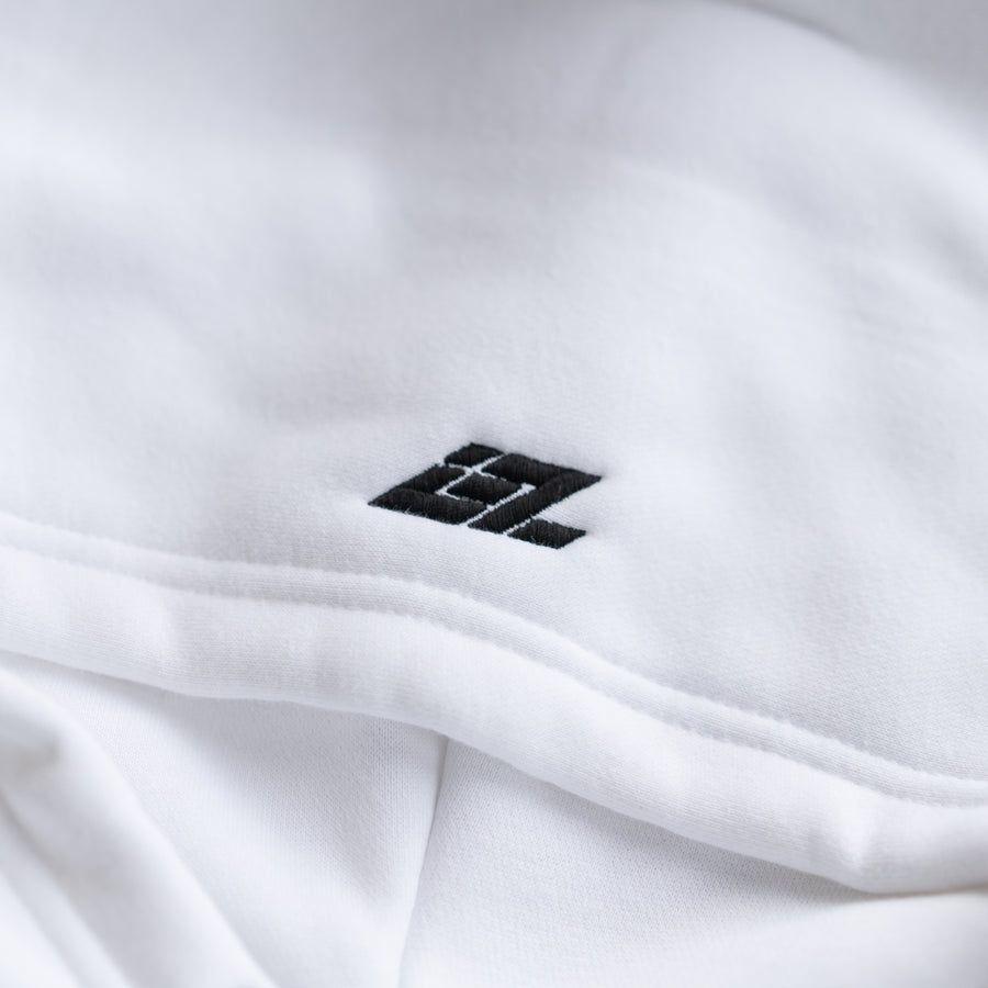 IGZIST BIG SWEAT PULL PARKA (BOX LOGO) / WHITE